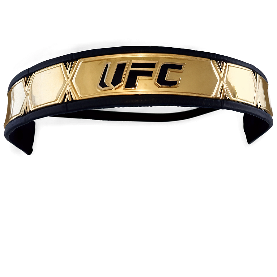 Ufc Gold Belt Png 06132024