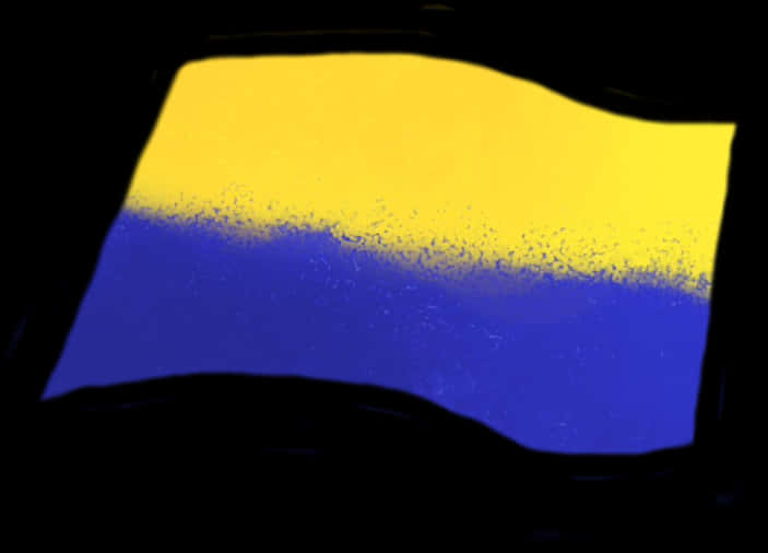 Ukrainian Flag Wavy Texture