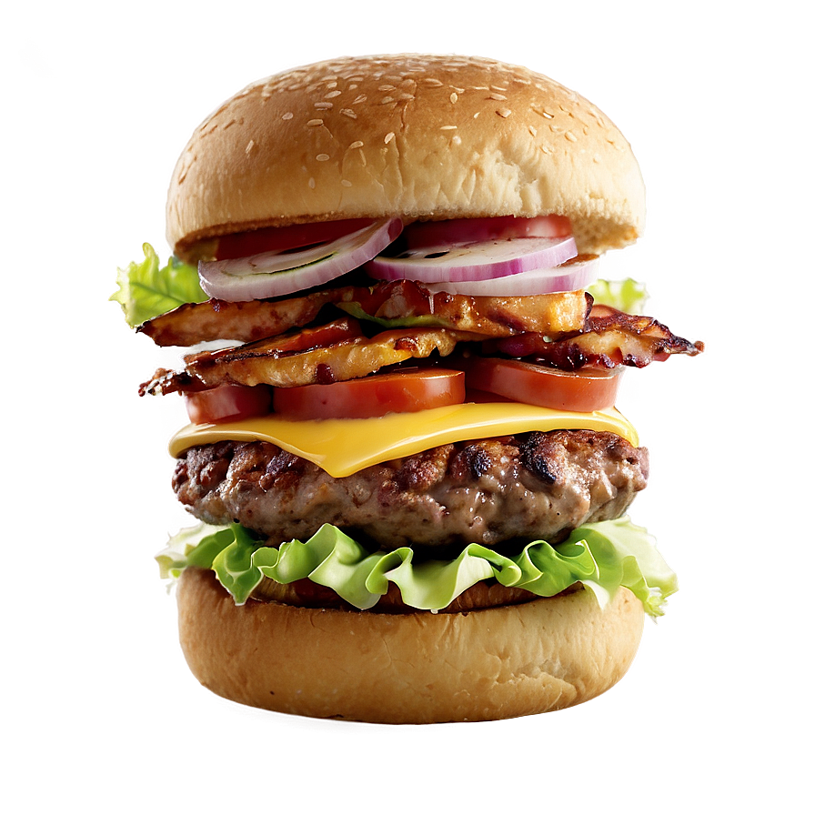 Ultimate Bacon Cheeseburger Png 05242024