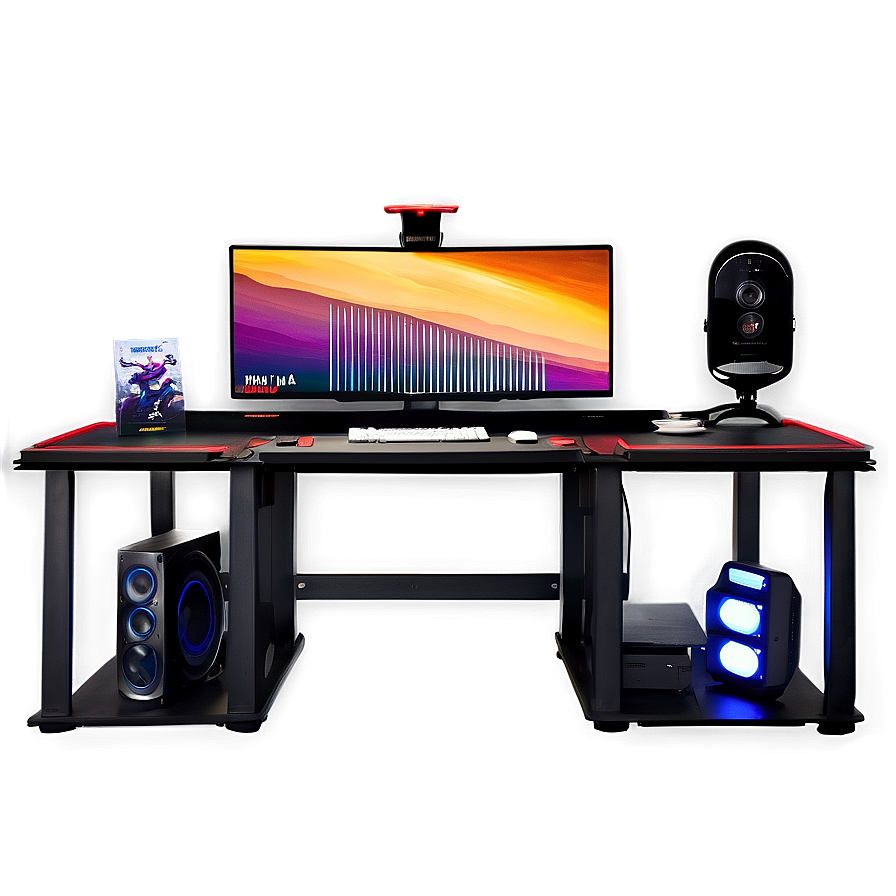 Ultimate Gaming Desk Setup Png 43