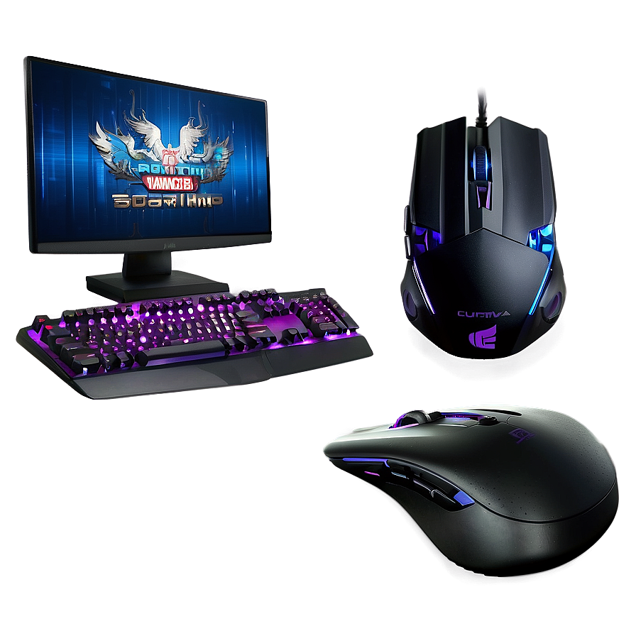 Ultimate Gaming Setup PNG 06112024 PNG with transparent background