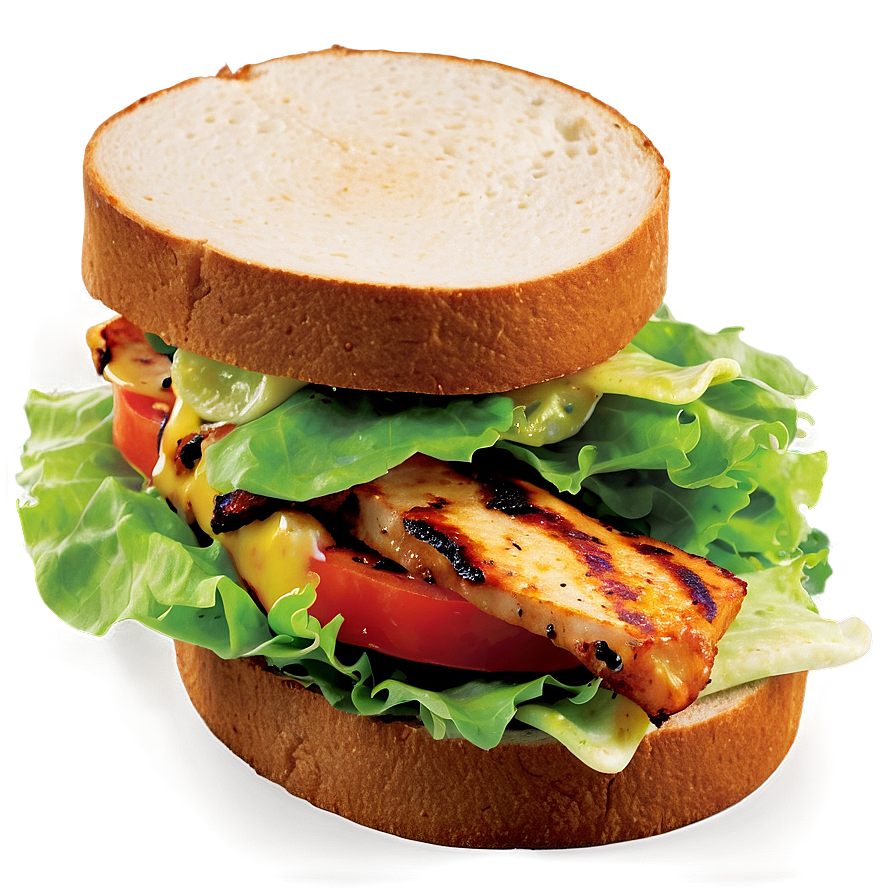 Ultimate Grilled Chicken Sandwich Png 30