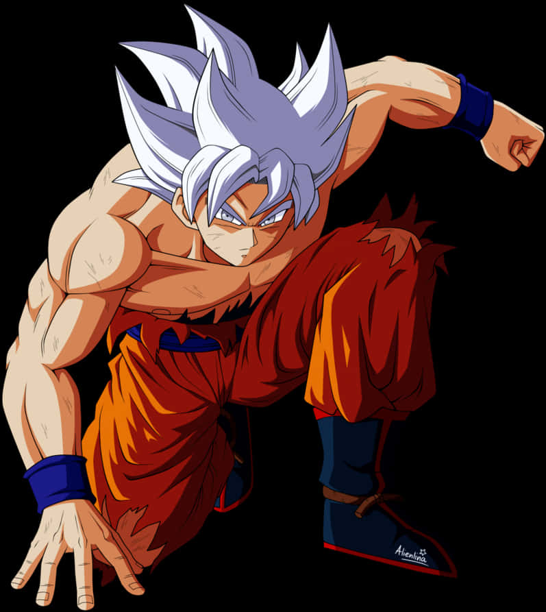 Ultra Instinct Goku Power Stance