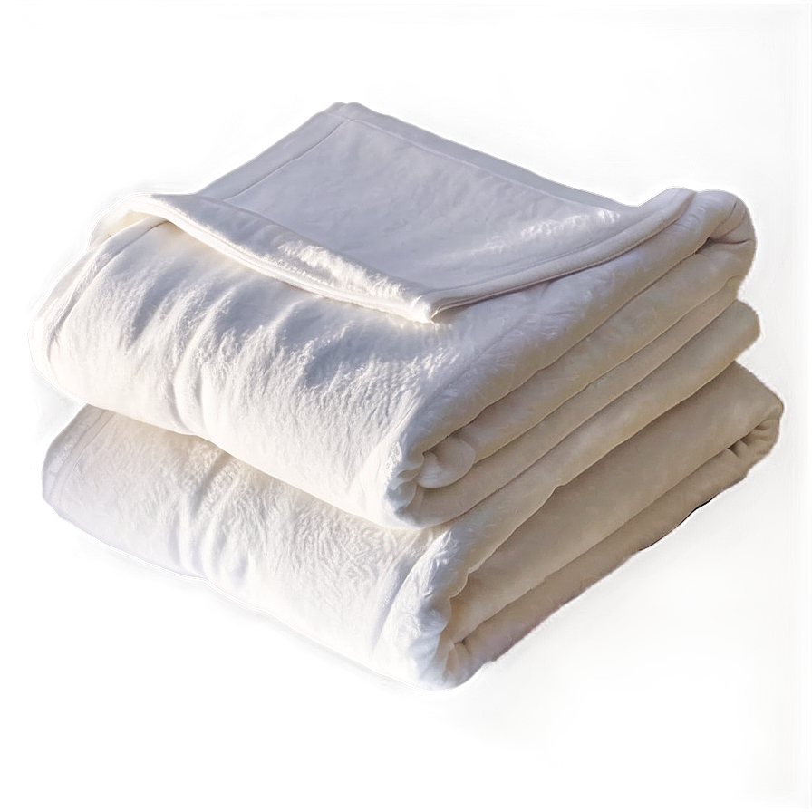 Ultra-soft White Blanket Png 06282024