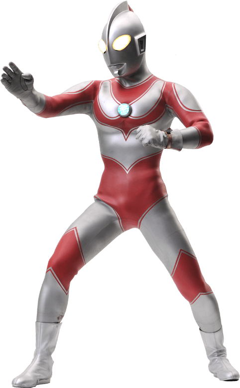 Ultraman Pose Transparent Background