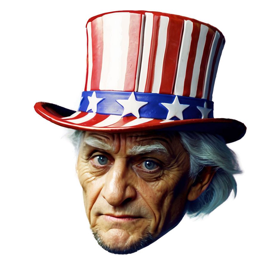 Uncle Sam Hat PNG 05212024 PNG with transparent background