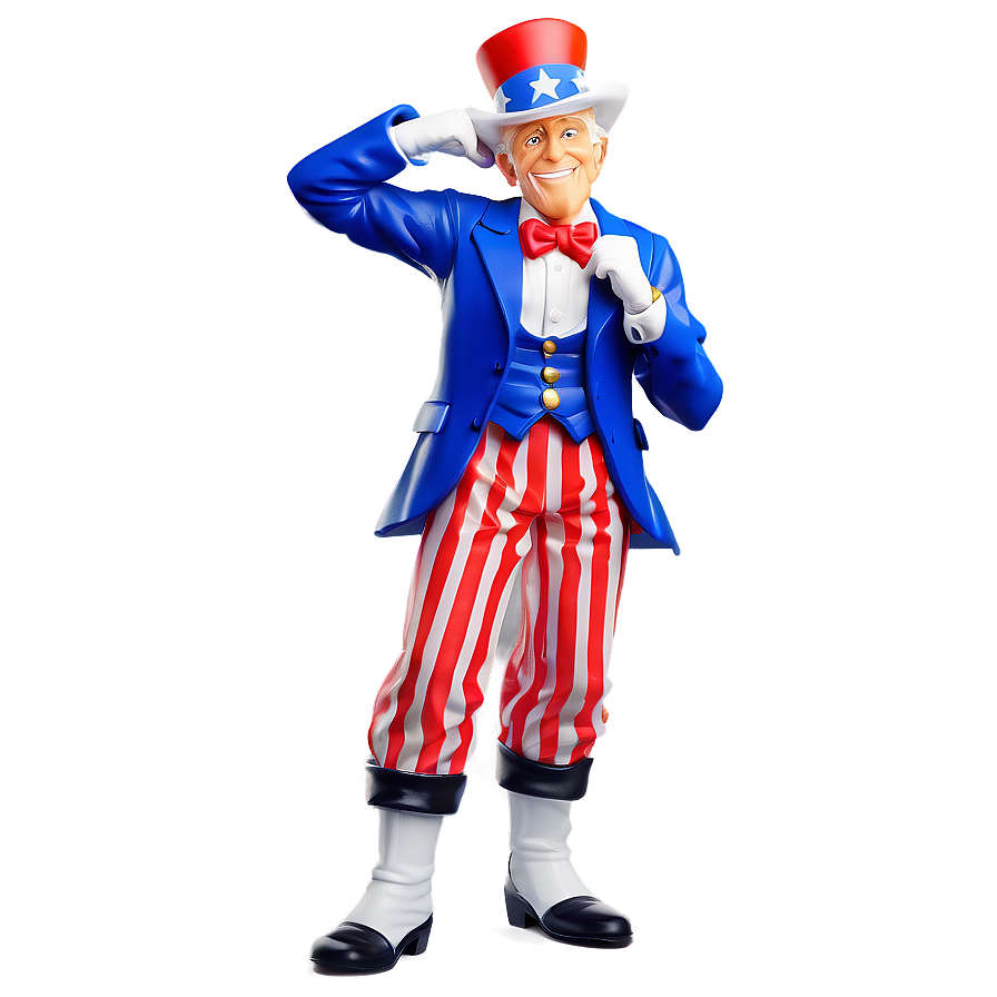 Uncle Sam In Action Pose Png 53