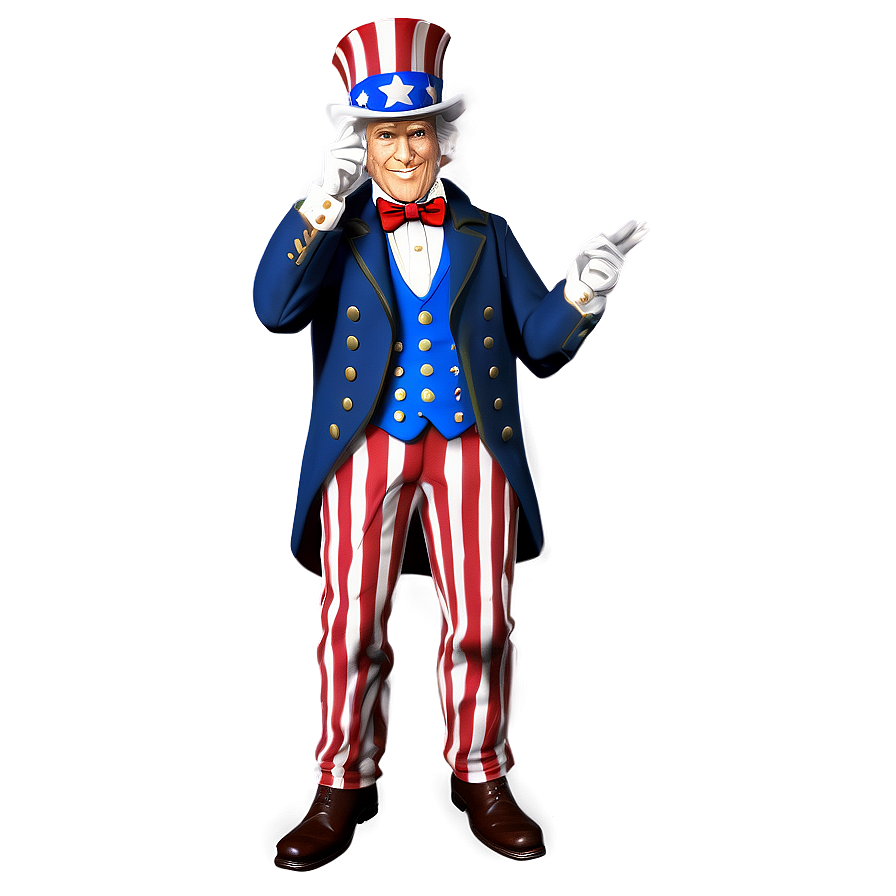 Uncle Sam Military Suit Png Syw