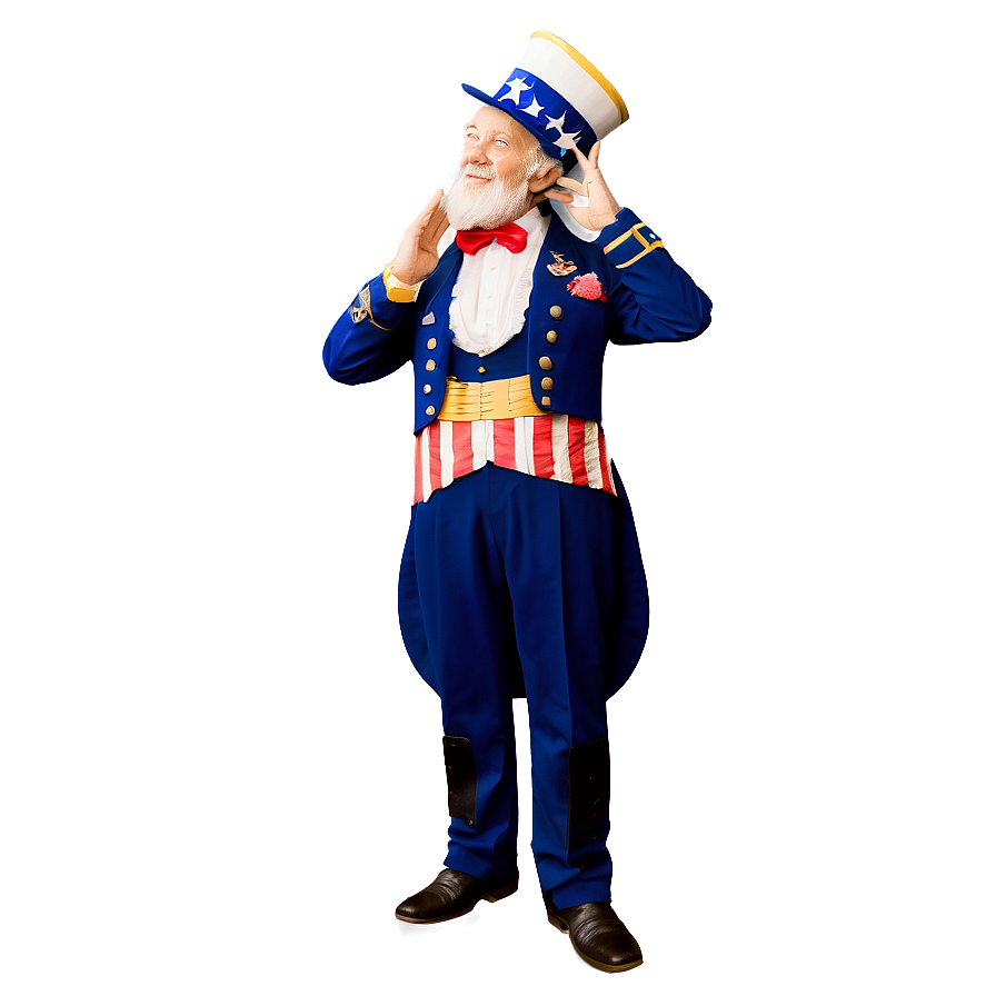 Uncle Sam Saluting Png 06122024