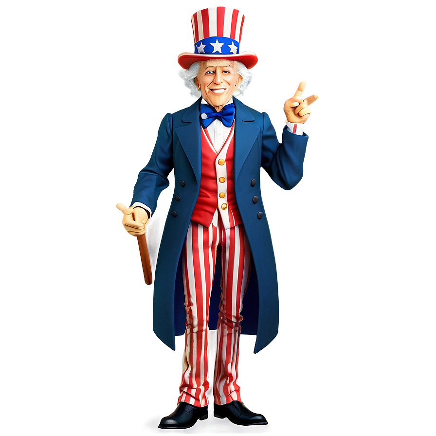 Uncle Sam Teaching History Png 06122024