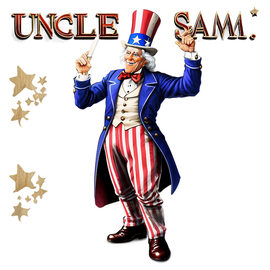 Uncle Sam Teaching History Png Tgv94