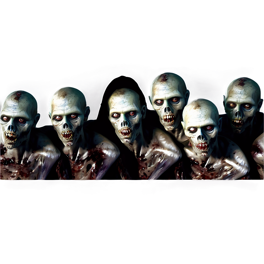 Undead Zombie Horde Png 05032024