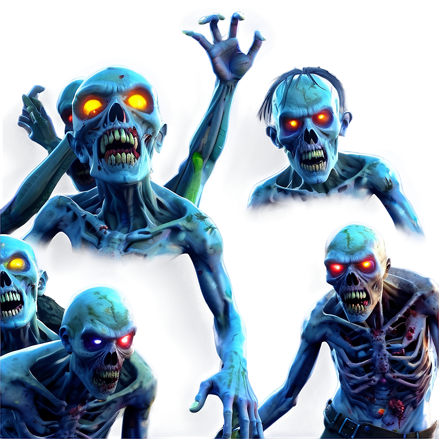 Undead Zombie Horde Png 05032024