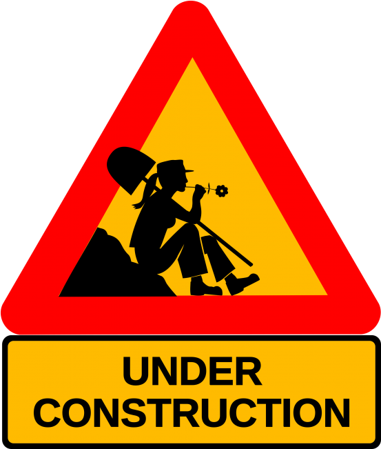 Under Construction Sign Graphic