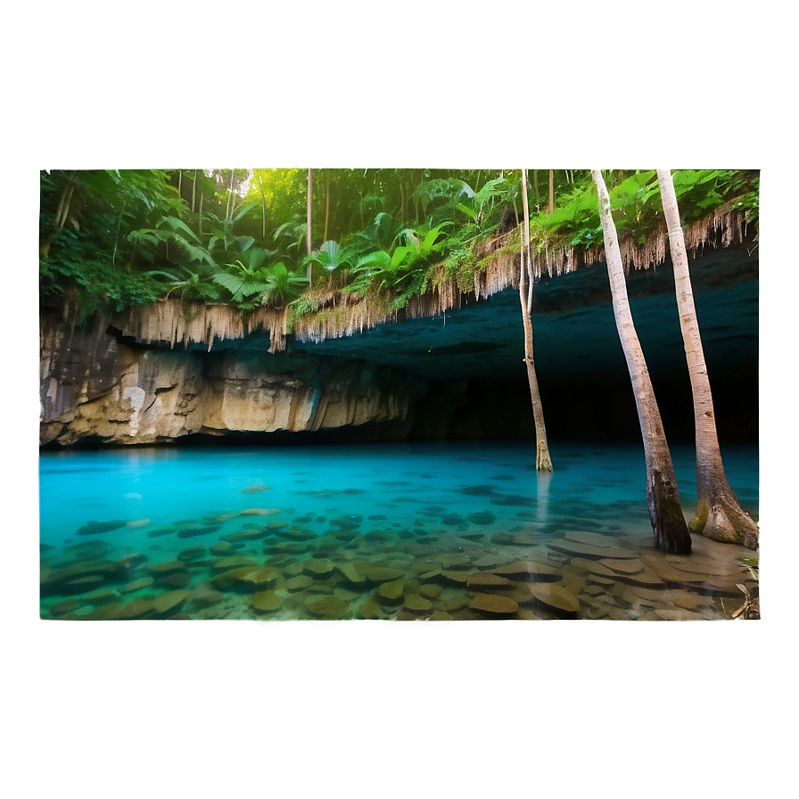 Underground River Cave Png 06112024