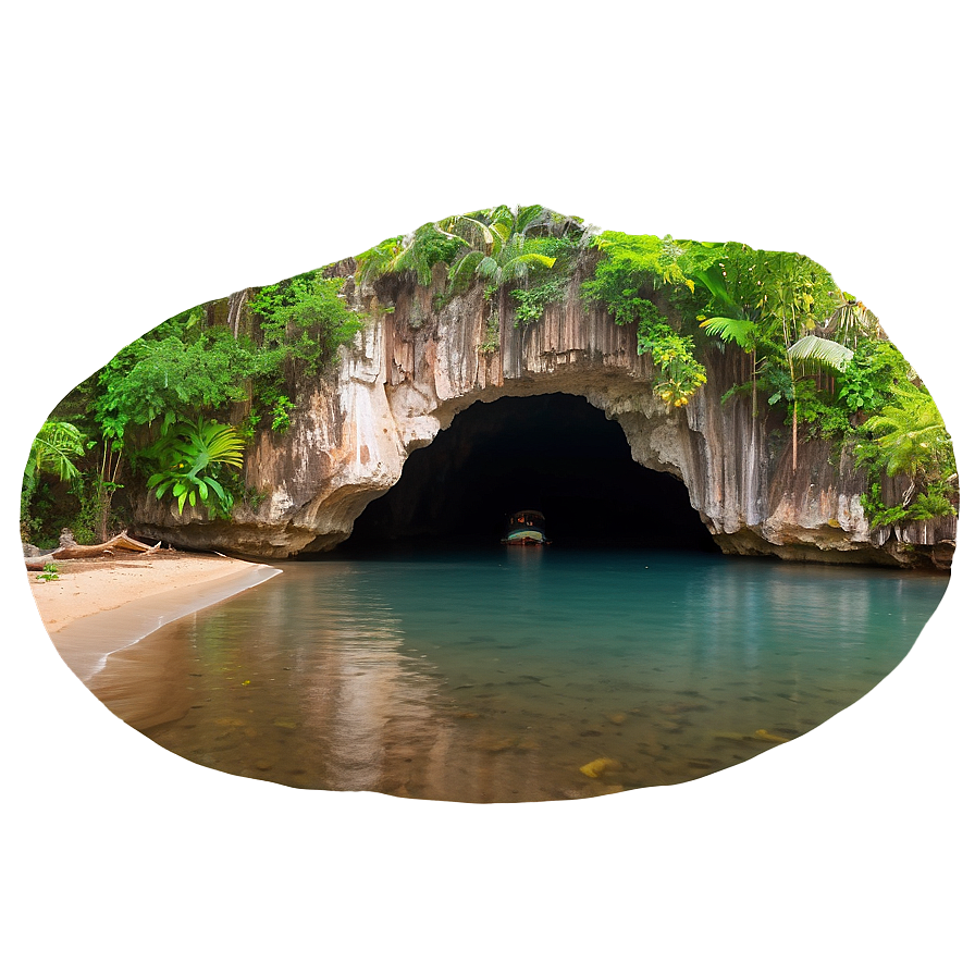 Underground River Cave Png 06112024