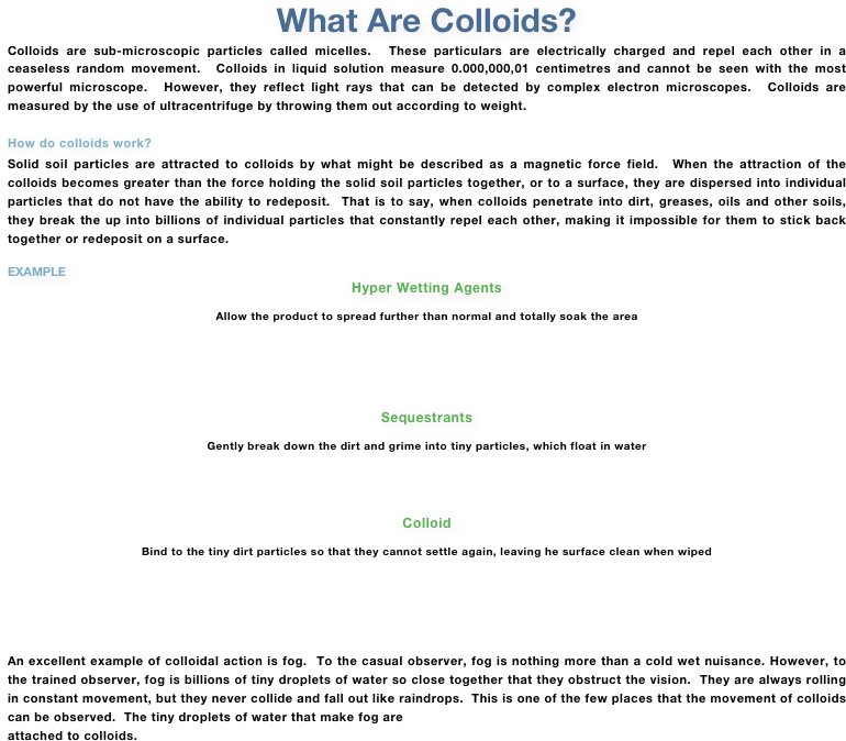 Understanding Colloids Science Explanation