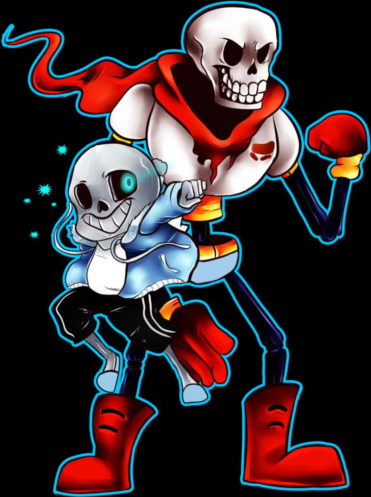 Undertale Sansand Papyrus Artwork