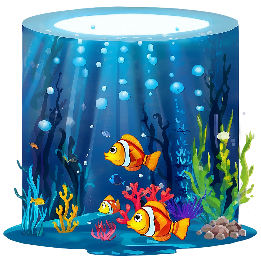 Underwater Cartoon Scene Png 06272024