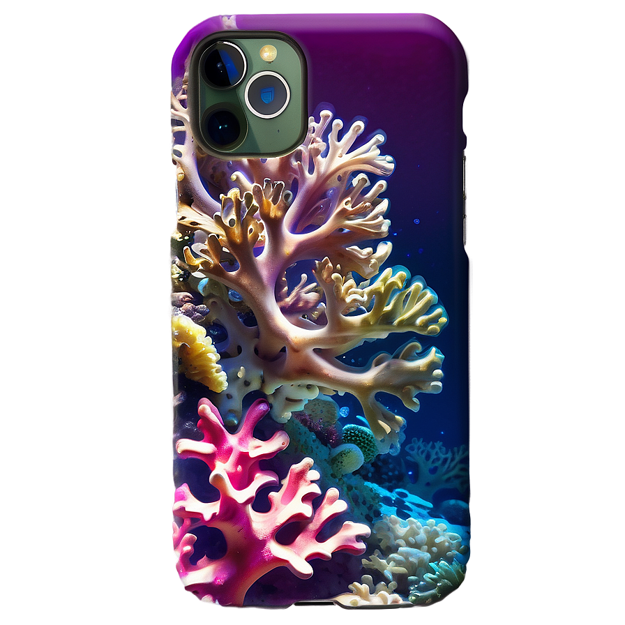 Underwater Coral Reef Phone Case PNG oay96 PNG with transparent background
