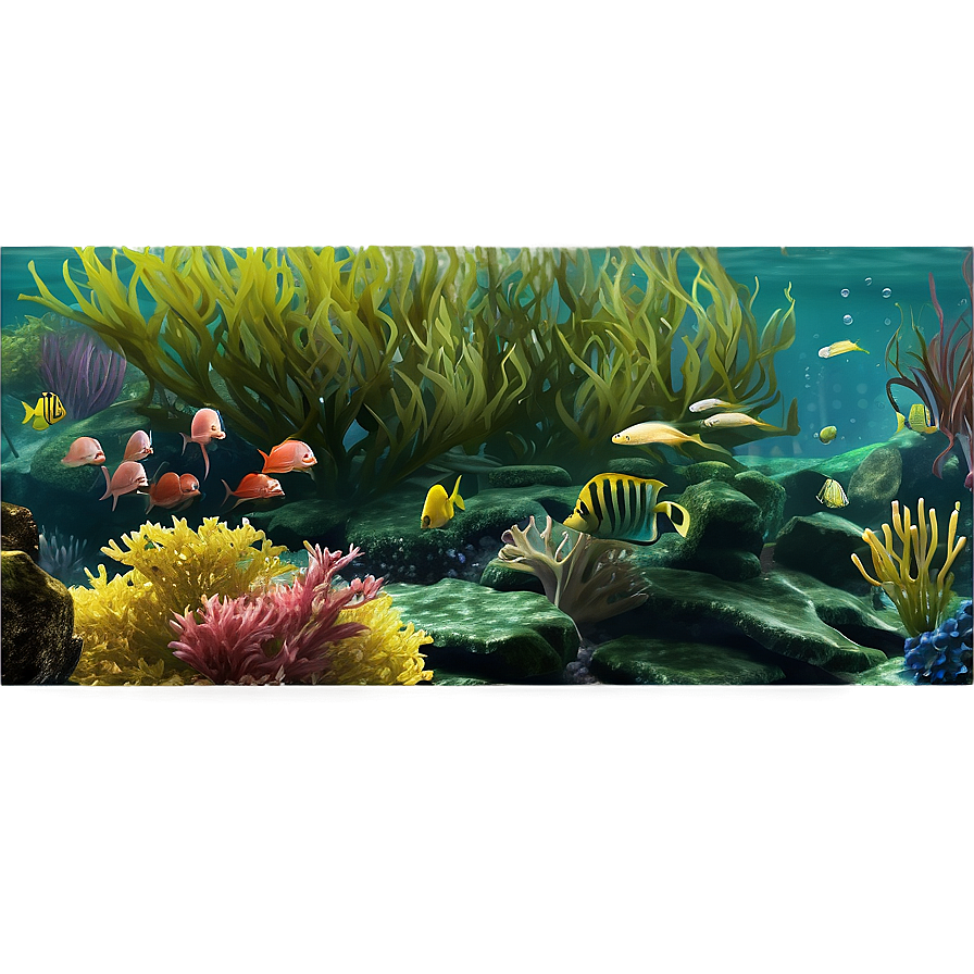 Underwater Landscape Png Qvw