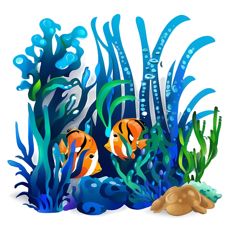 Underwater Scene Graphic Png 11