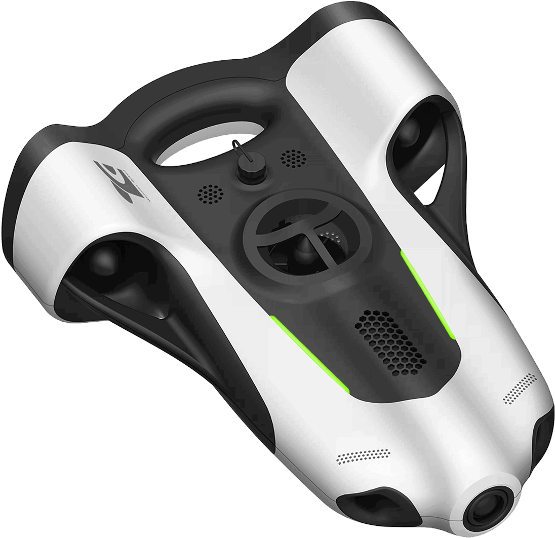Underwater Scooter Product Showcase PNG with transparent background