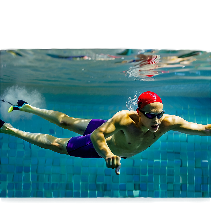 Underwater Swimming Race PNG 84 PNG with transparent background