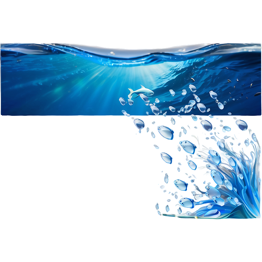 Underwater Wave View Png Dtk59