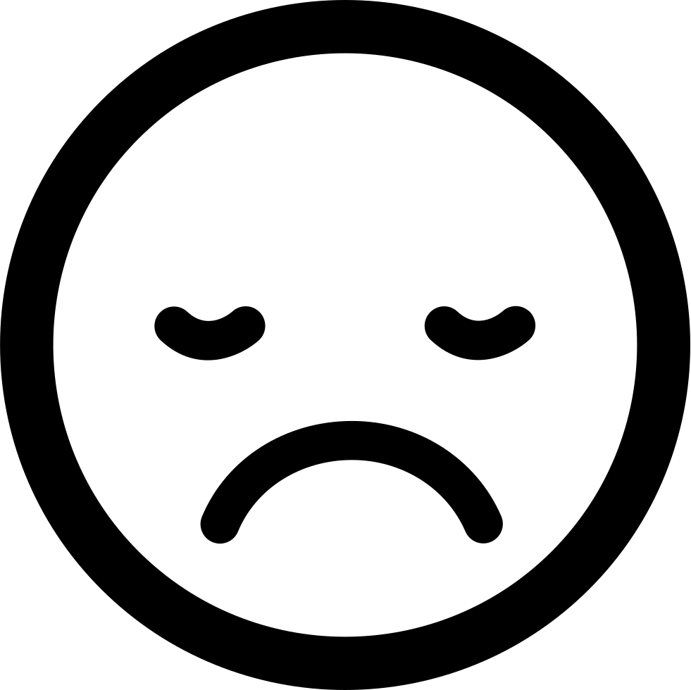 Sad Sleepy Emoticon Face Square - Icono Felicidad, HD Png Download PNG with transparent background