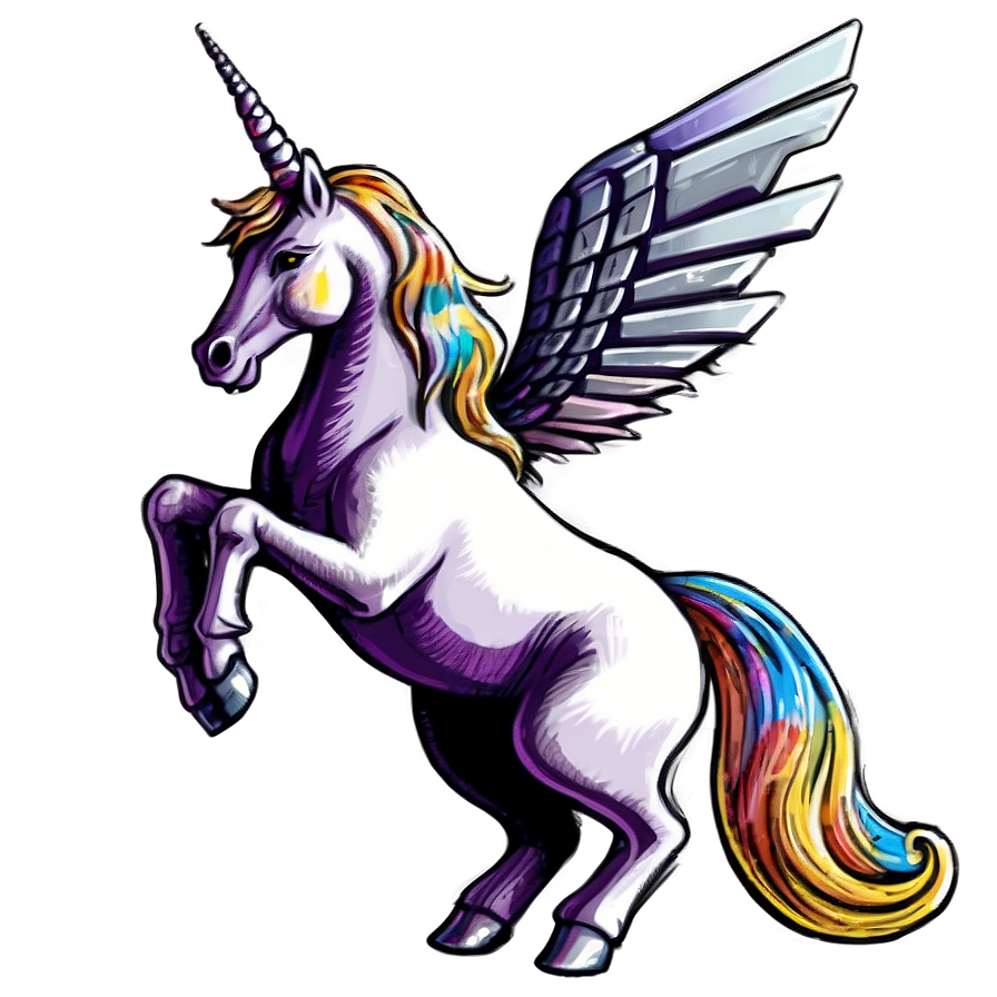 Unicorn And Moon Png Alj49