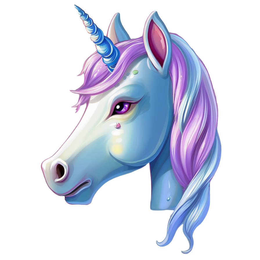 Unicorn Illustration PNG 05032024 PNG with transparent background
