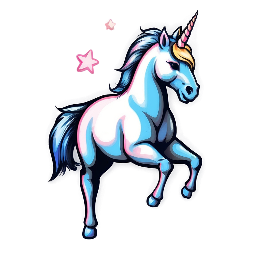 Unicorn Illustration PNG htr PNG with transparent background