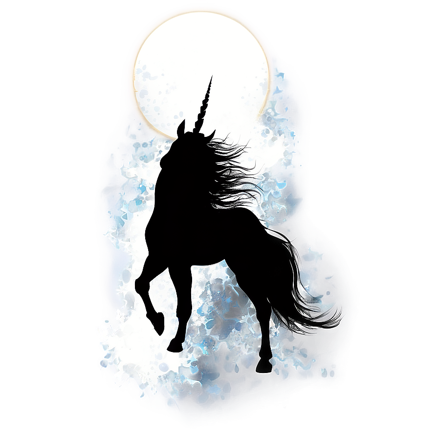 Unicorn Silhouette Png 05032024