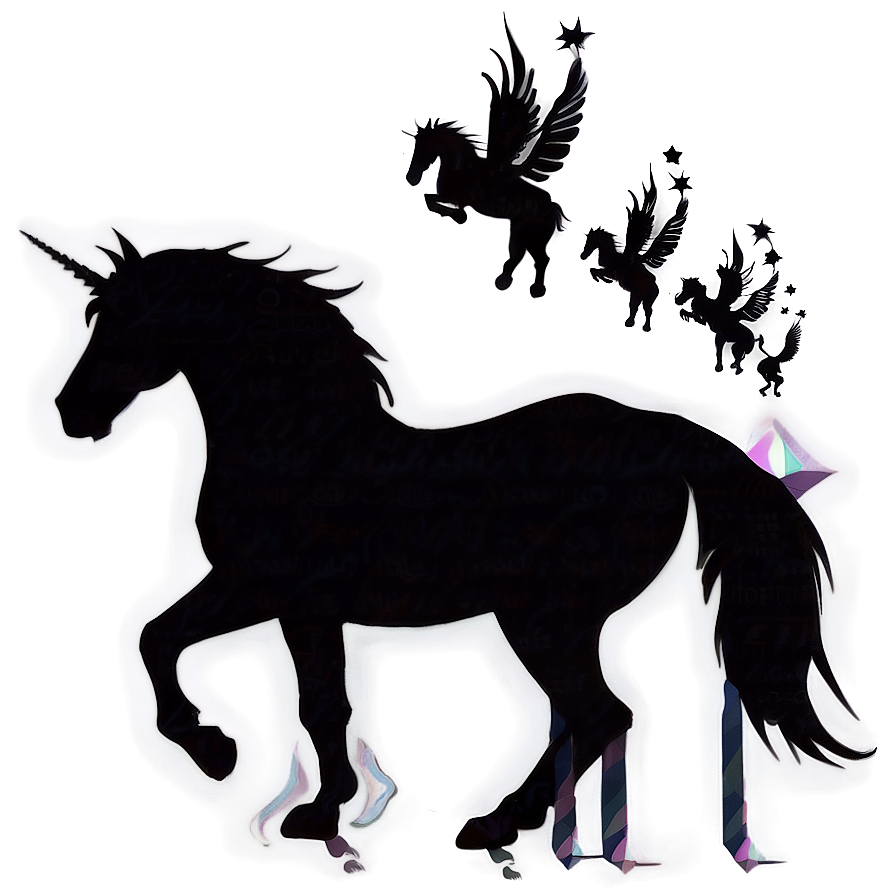 Unicorn Silhouette Png 3