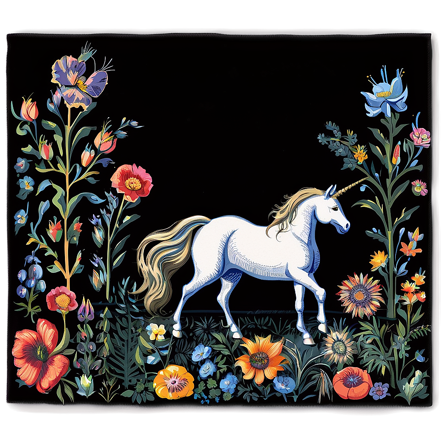 Unicorn Tapestry Png 49