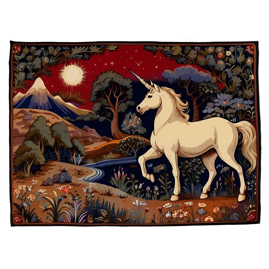 Unicorn Tapestry Png Bhw