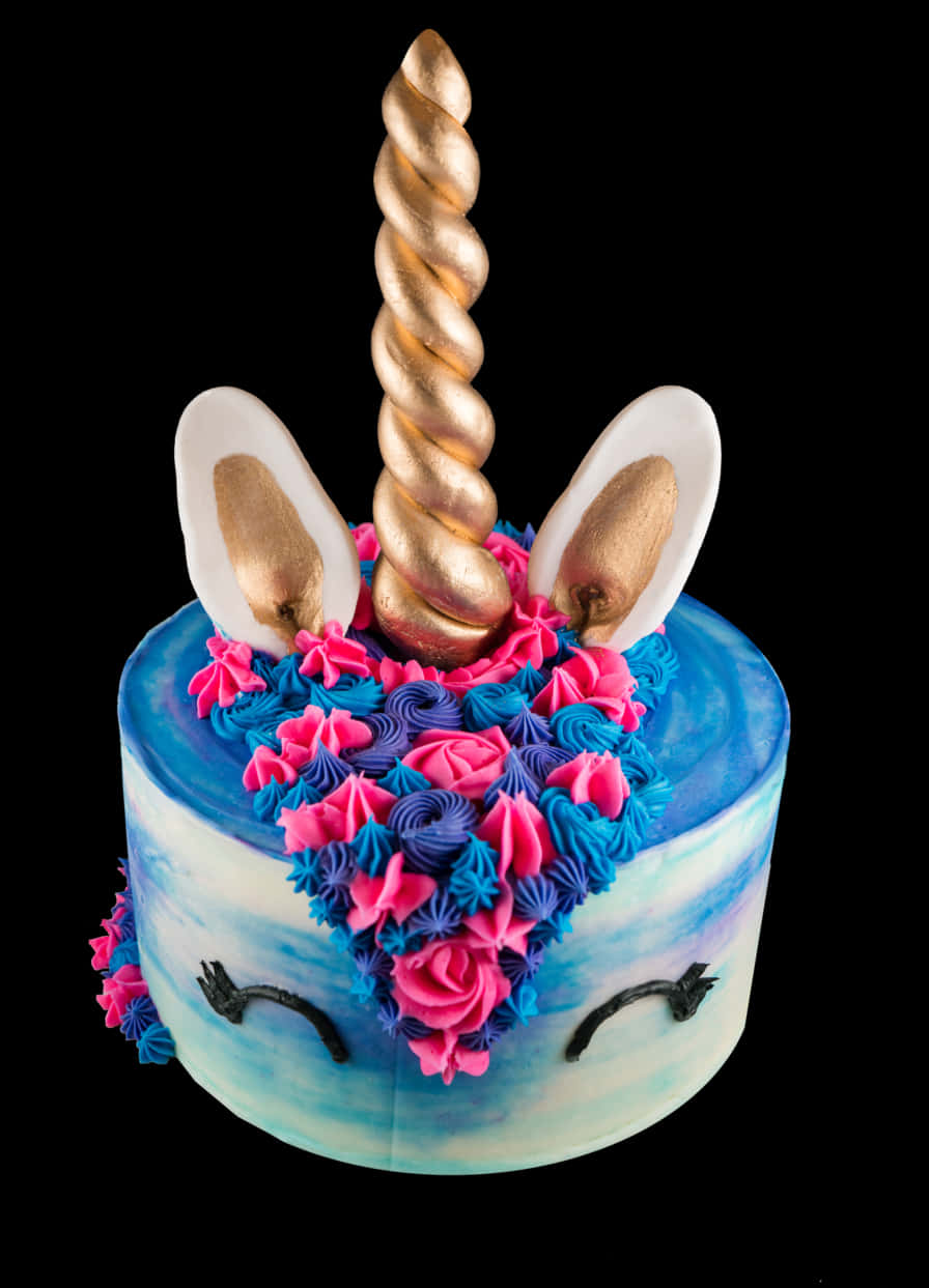 Unicorn Themed Celebration Cake