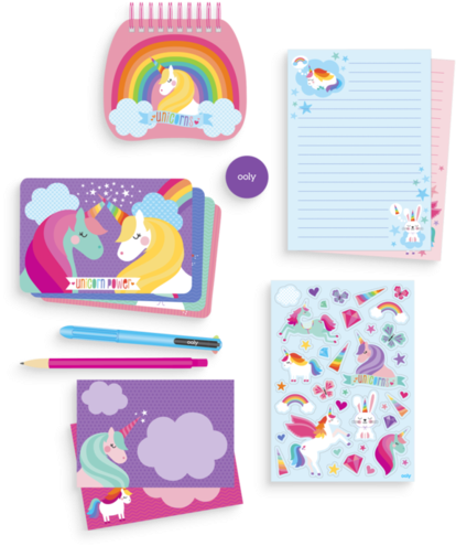 Unicorn Themed Stationery Set