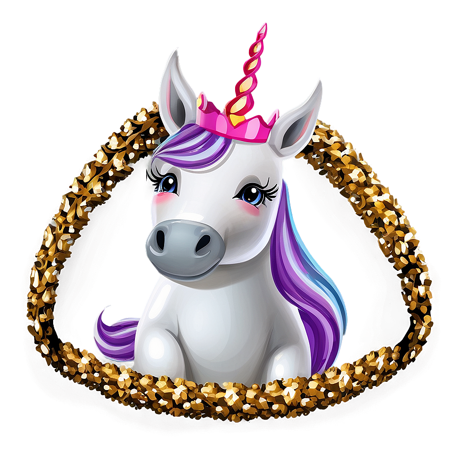 Unicorn With Crown Png Ick