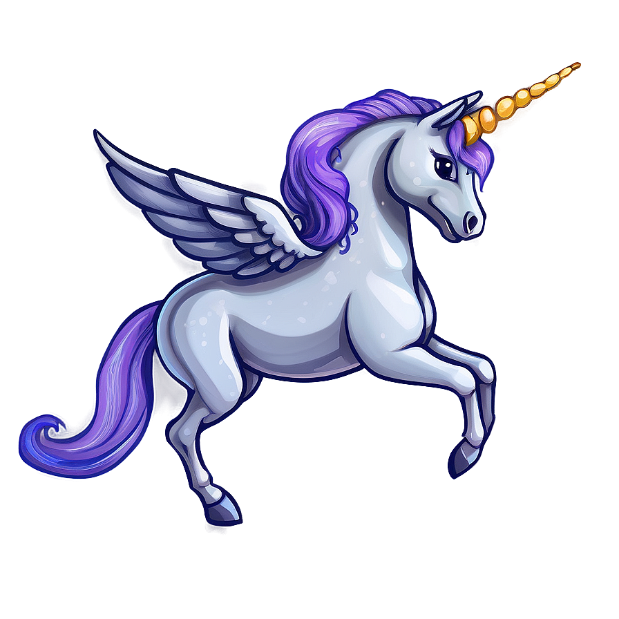 Unicorn With Wings Png 05032024