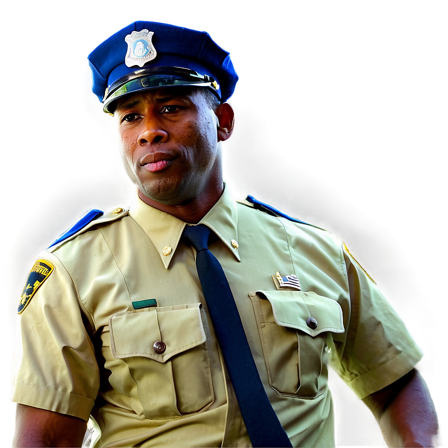 Uniformed Police Officer Png 06252024