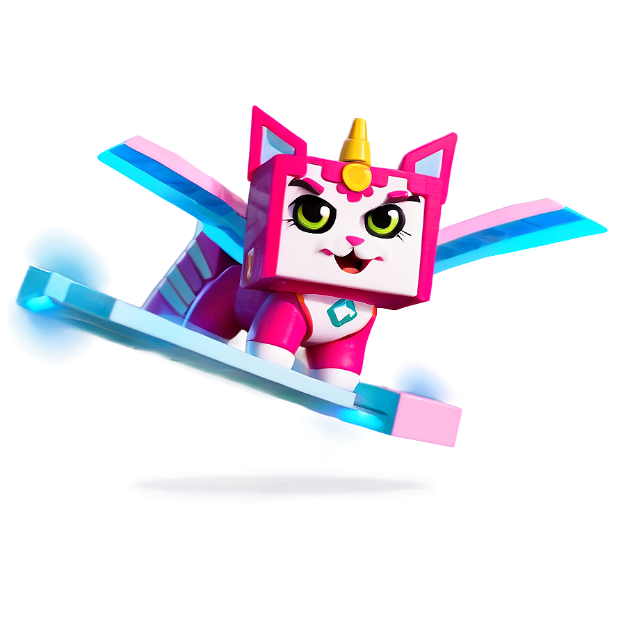 Unikitty Flying Pose Png Vft