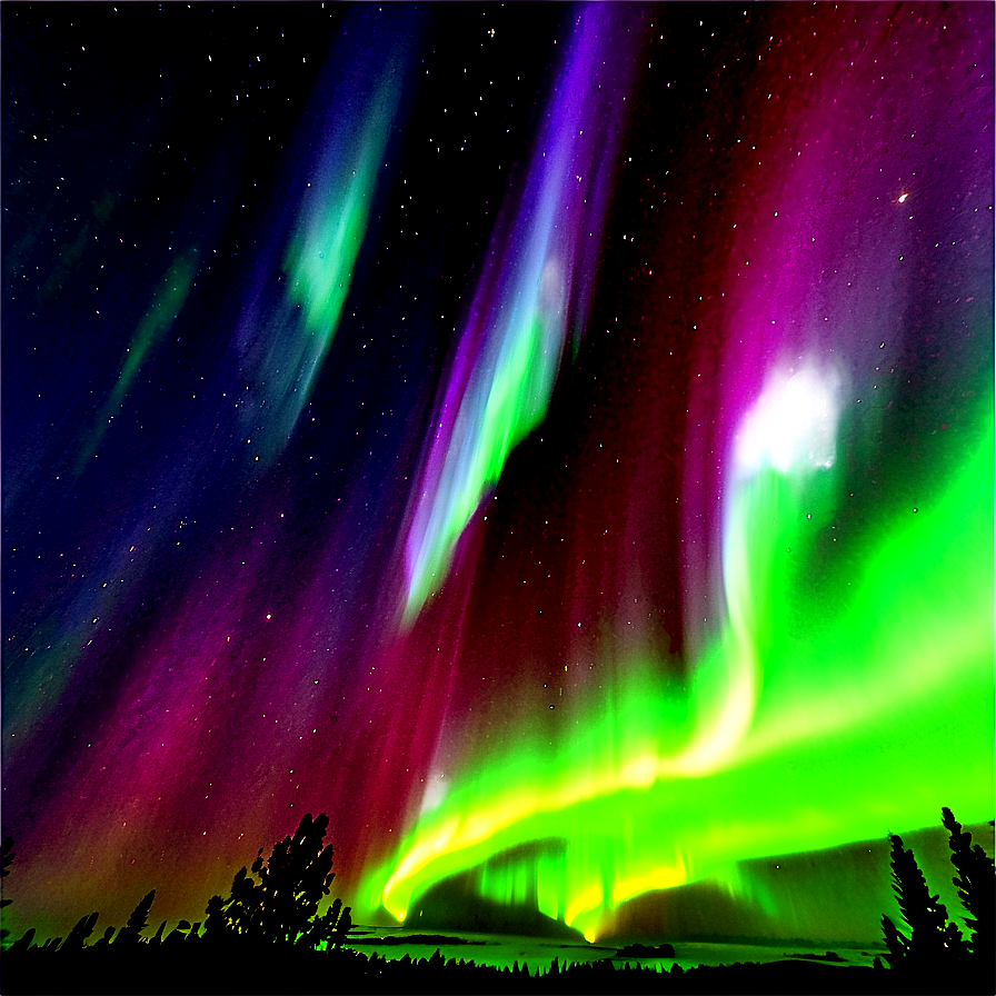 Unique Aurora Borealis Event Png 06242024