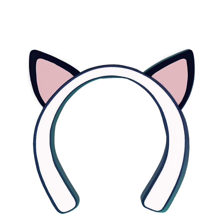 Unique Cat Ears Outline Png 05042024