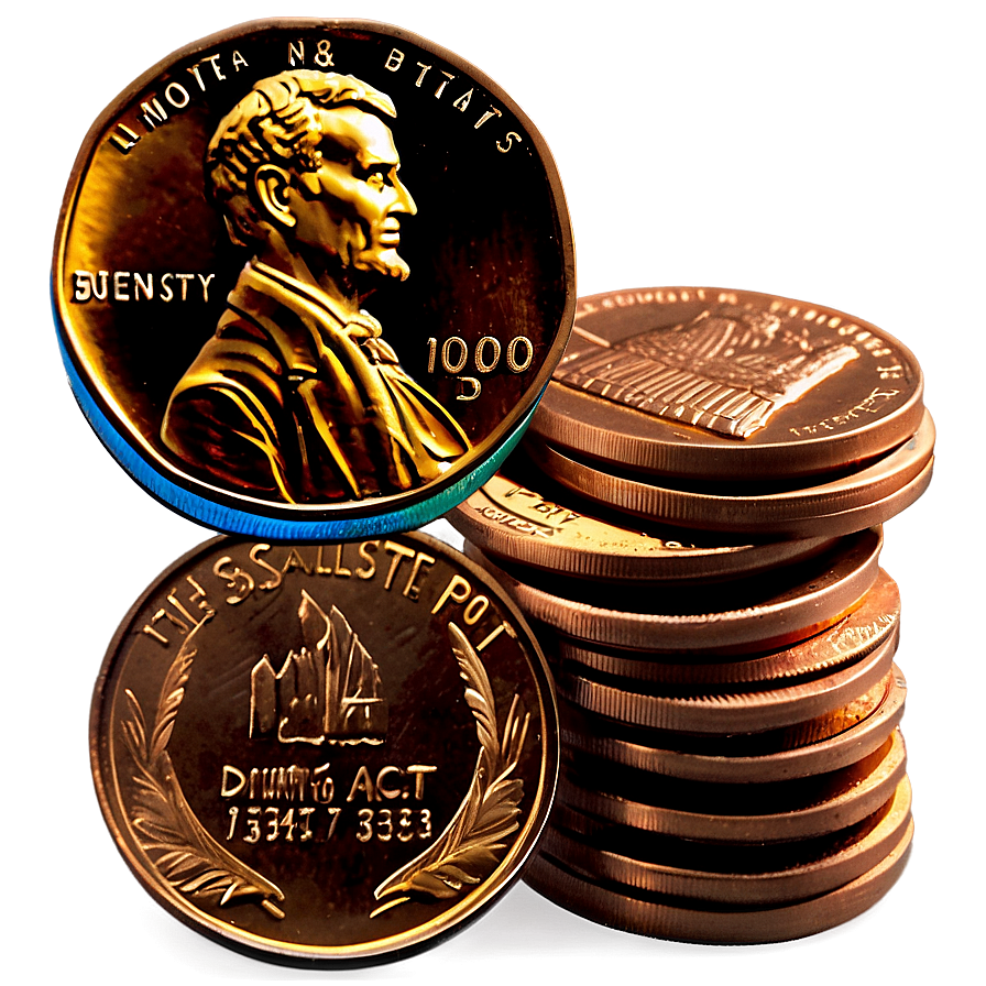 Unique Pennies Set Png 57