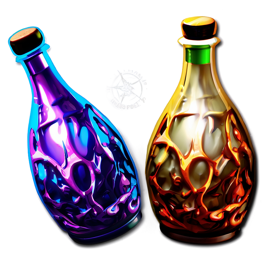 Unique Potion Bottle Png 59