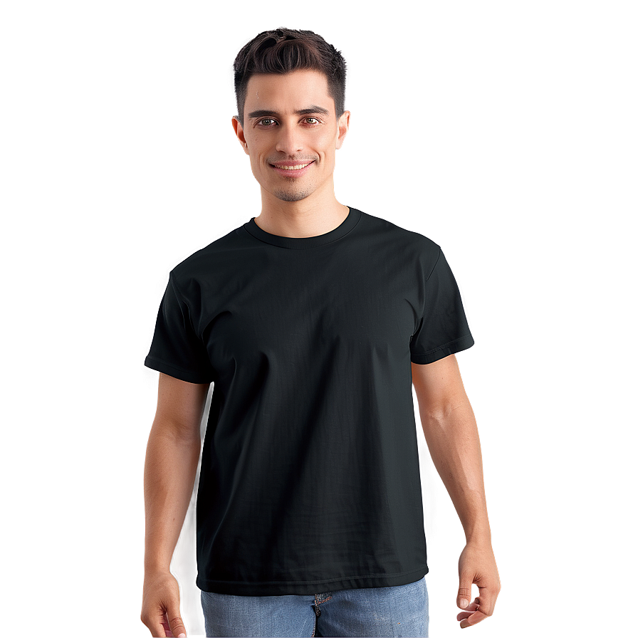Unisex Black T Shirt PNG bet PNG image with a transparent background, free high-resolution download