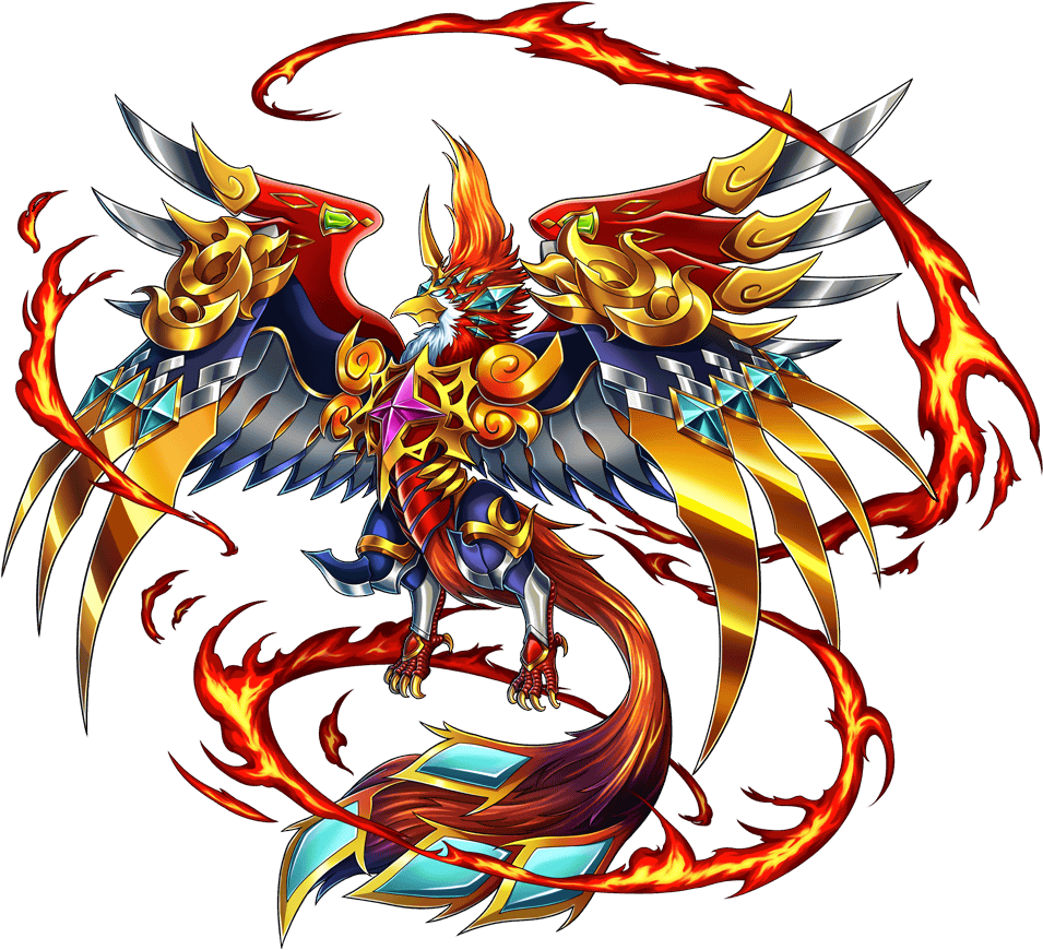 Unit Ills Thum - Brave Frontier Divine Phoenix, HD Png Download PNG with transparent background