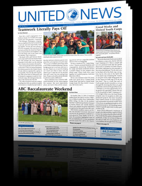 United News Newspaper Edition PNG image with a transparent background, free high-resolution download